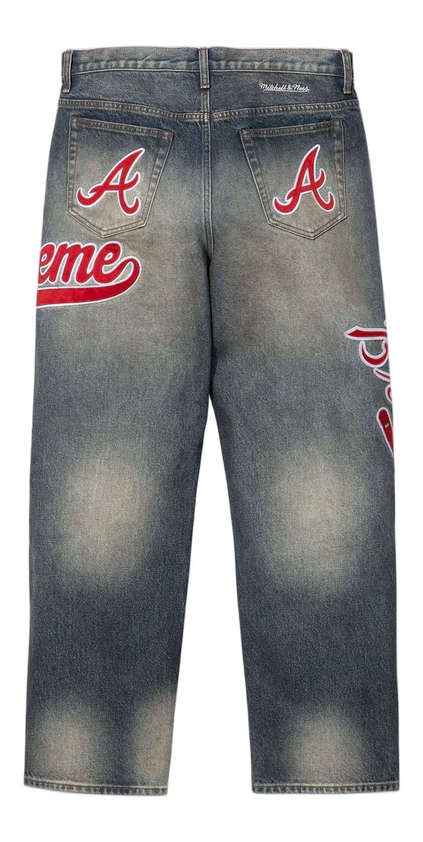 Supreme®/Mitchell & Ness® Atlanta Braves™ Loose Fit Jean view 2
